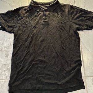 Efforts CA bamboo blend black polo shirt medium